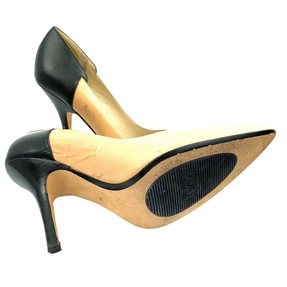 KORS Michael Kors Two-Toned‎ Leather Classic Pumps